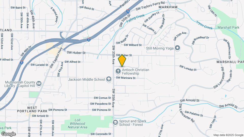3334 SW Luradel St Map and Location Details