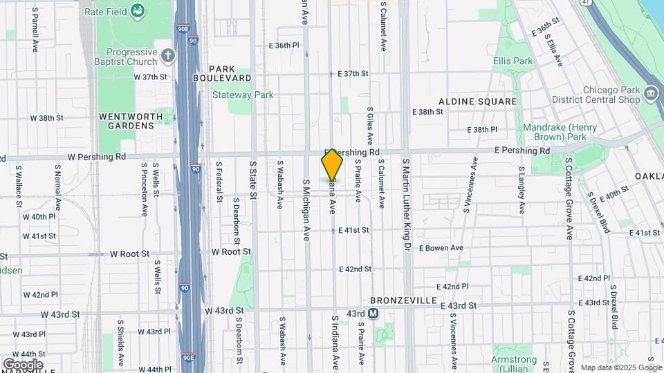 3956 S Indiana Ave Map and Location Details