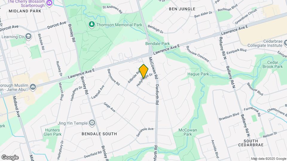 59 Hollyhedge Dr Map and Location Details