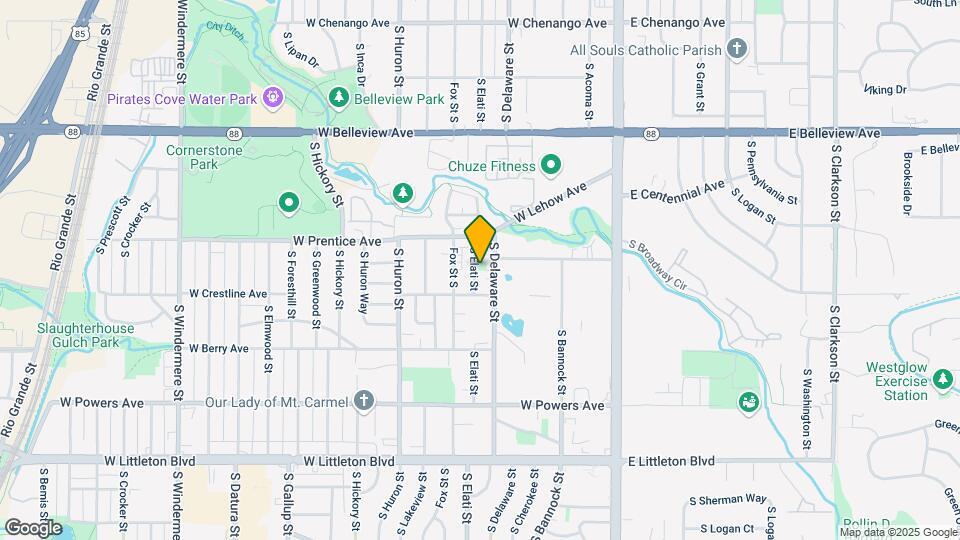 5360 S Elati St Map and Location Details