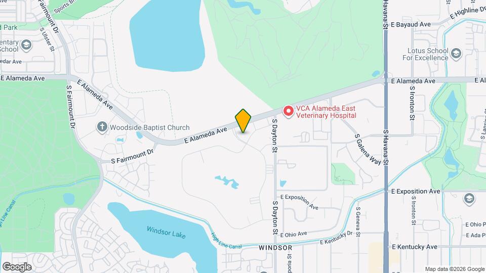 350 S Clinton St Map and Location Details