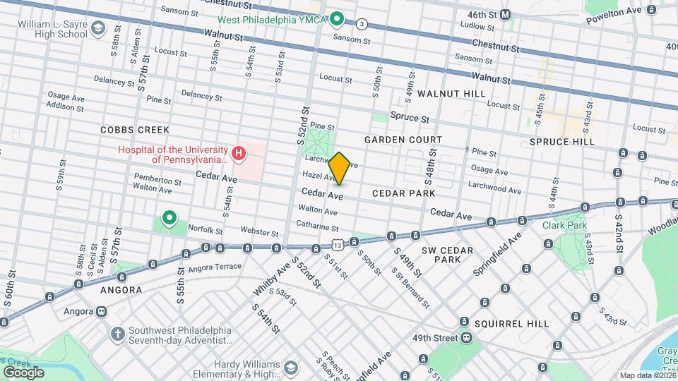 5025 Cedar Ave, Unit Unit 2 Map and Location Details