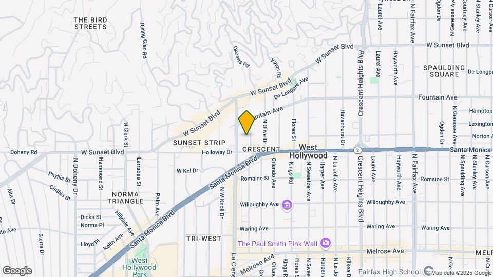 1133 N Hacienda Pl Map and Location Details