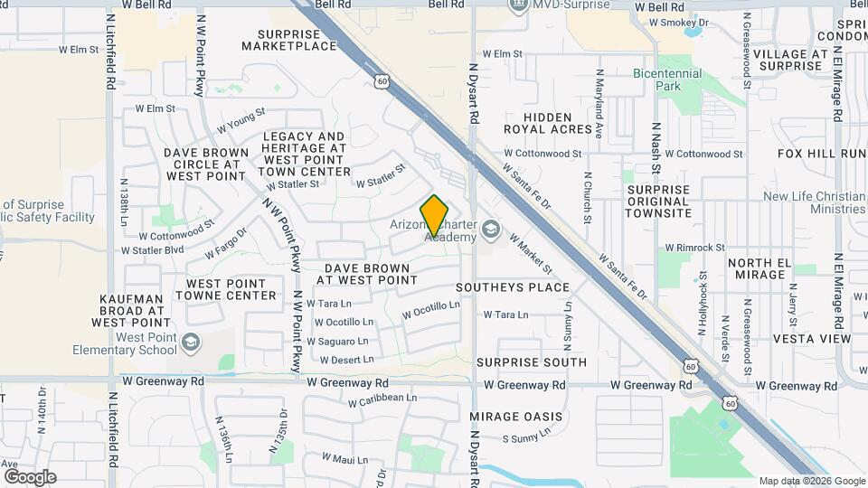 13201 W Rimrock St Map and Location Details
