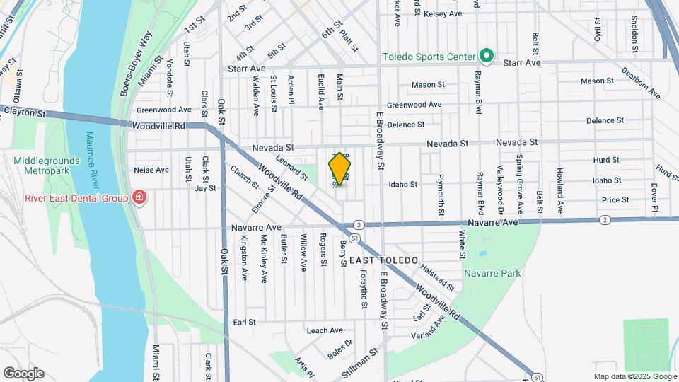 707 Federal St Mapa y Detalles de la Ubicación