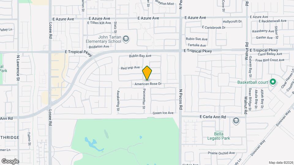 5805 Hawkeye Bell St Map and Location Details