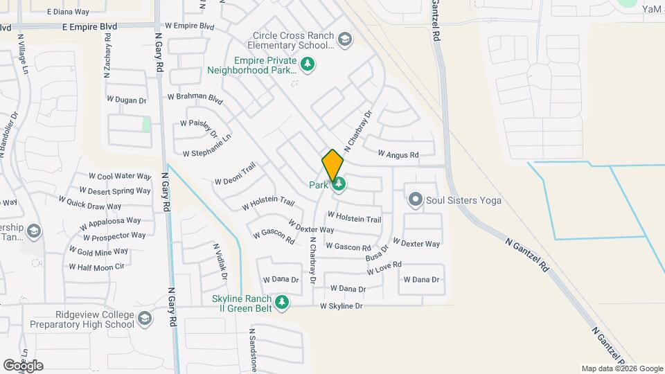 34994 N Barzona Trail Map and Location Details
