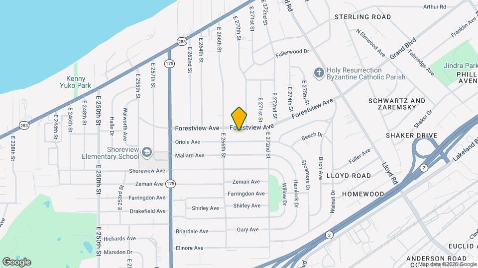 26900 Forestview Ave Map and Location Details