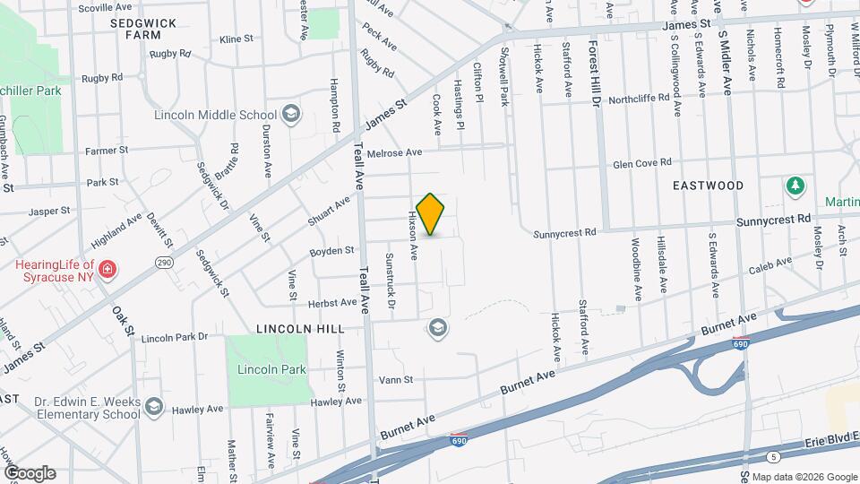 502 Boyden St Mapa y Detalles de la Ubicación