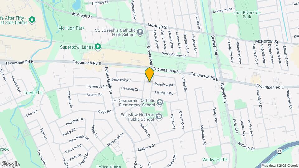 10664 Atwater Crescent Map and Location Details