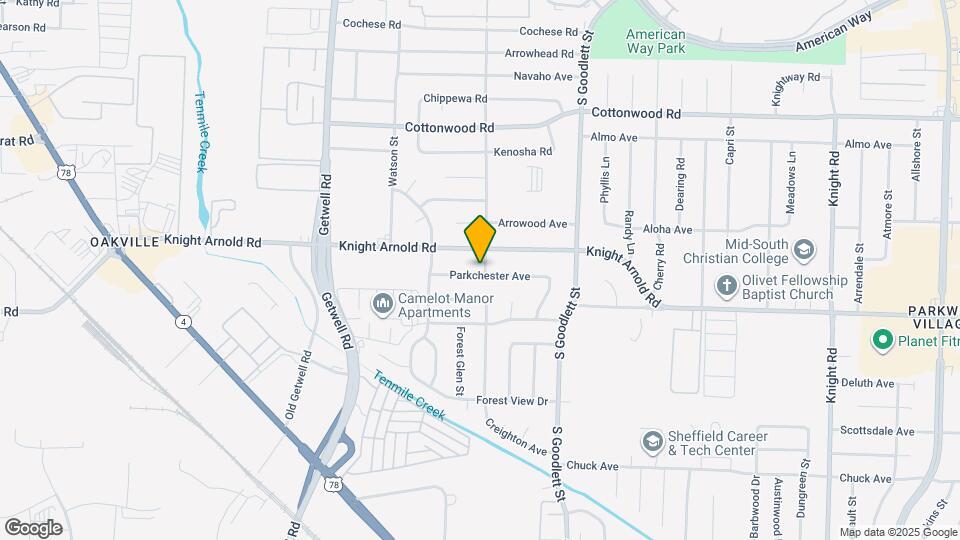 4134 Parkchester Ave Map and Location Details