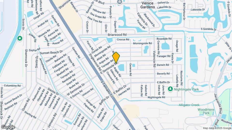 280 E Seminole Dr Map and Location Details