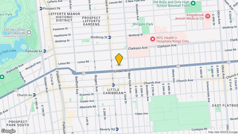 287 Linden Blvd Mapa y Detalles de la Ubicación