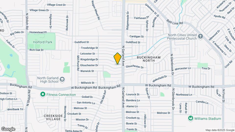 1413 Glouchester Dr Map and Location Details