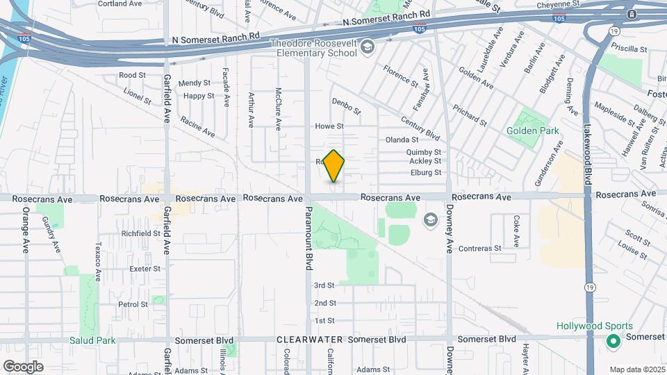 8043 Rosecrans Ave Map and Location Details