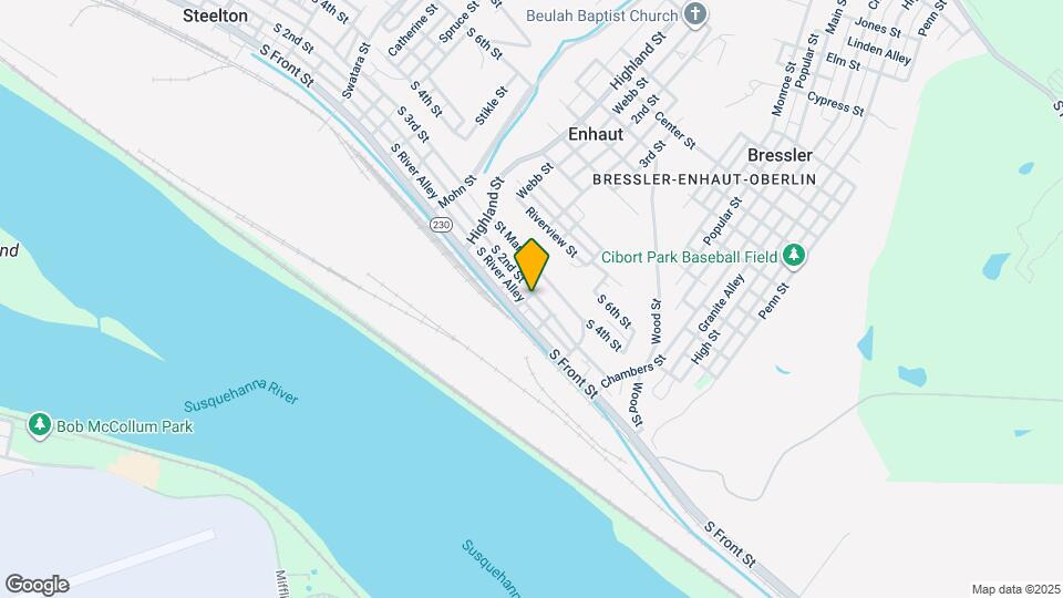 638 S 2nd St Map and Location Details