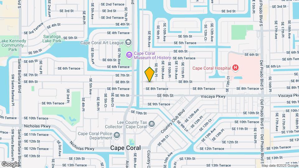 850 SE 8th St Map and Location Details