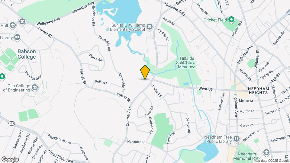 751 Central Ave Map and Location Details