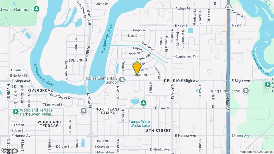 4417 Perch St Map and Location Details