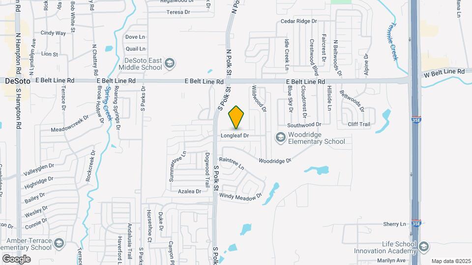 817 Longleaf Dr Map and Location Details