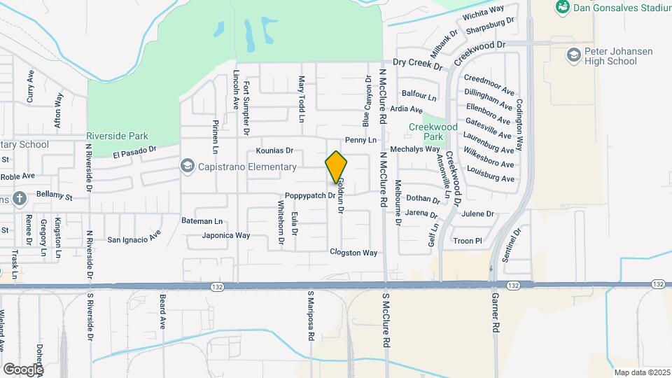 405 Goldrun Dr Map and Location Details