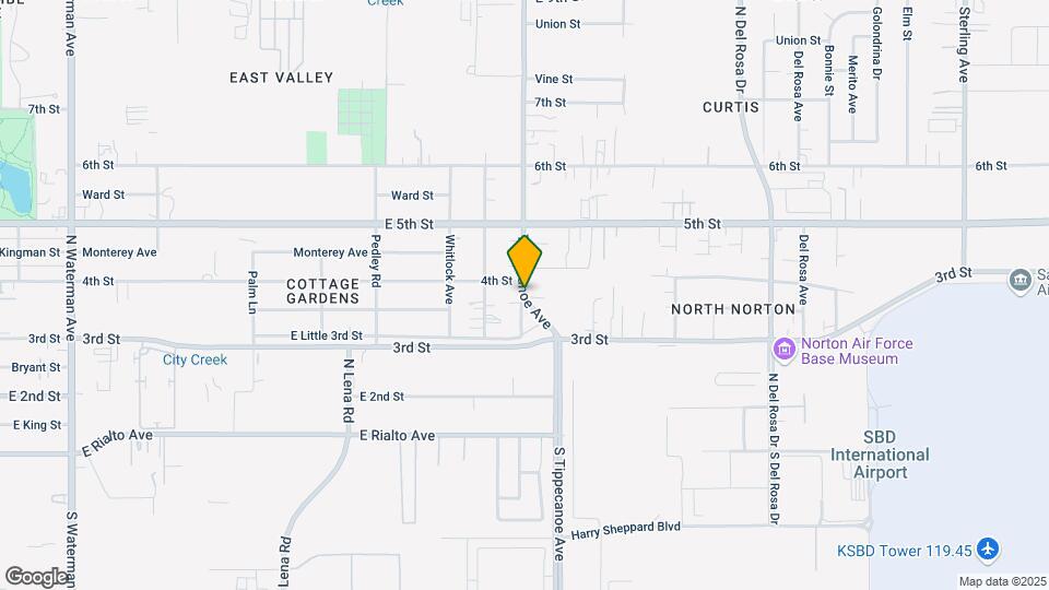 8140 Tippecanoe Ave Map and Location Details