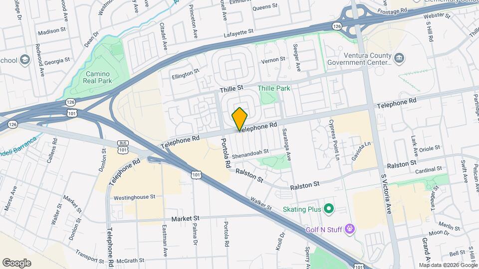 1122 Acadia Pl Map and Location Details