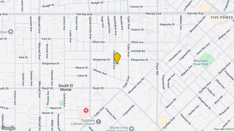 2322 Continental Ave Mapa y Detalles de la Ubicación