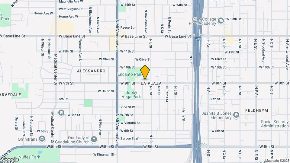 West 9th Street Apartments Map and Location Details