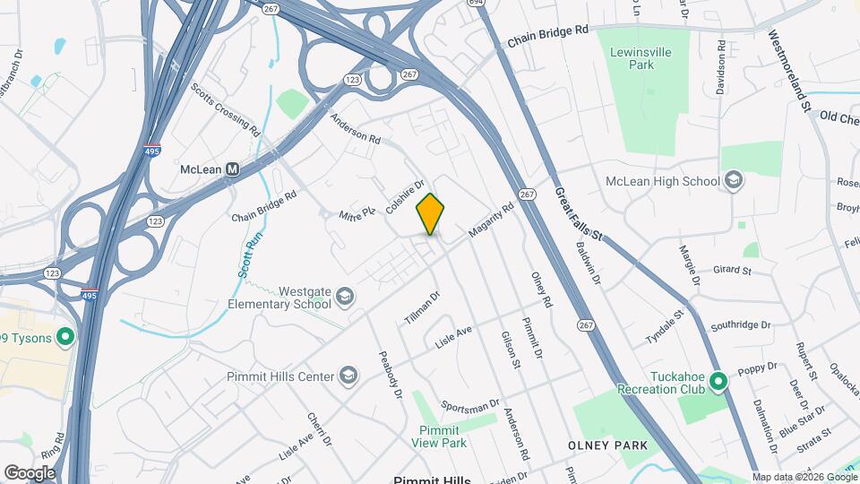 1708 Anderson Rd Map and Location Details