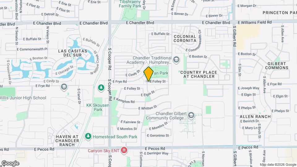 2301 E Folley St Map and Location Details