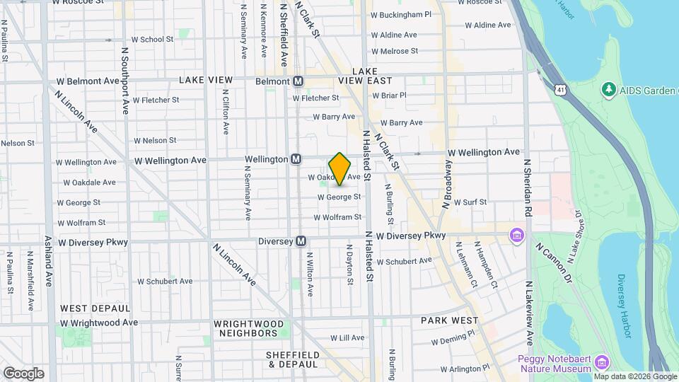 844 W George St, Unit J01P Mapa y Detalles de la Ubicación