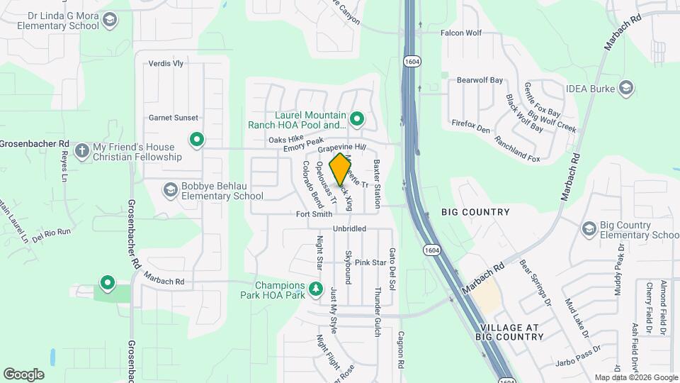 2219 Red Rock Xing Map and Location Details