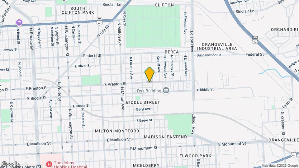 2735 E Preston St Map and Location Details