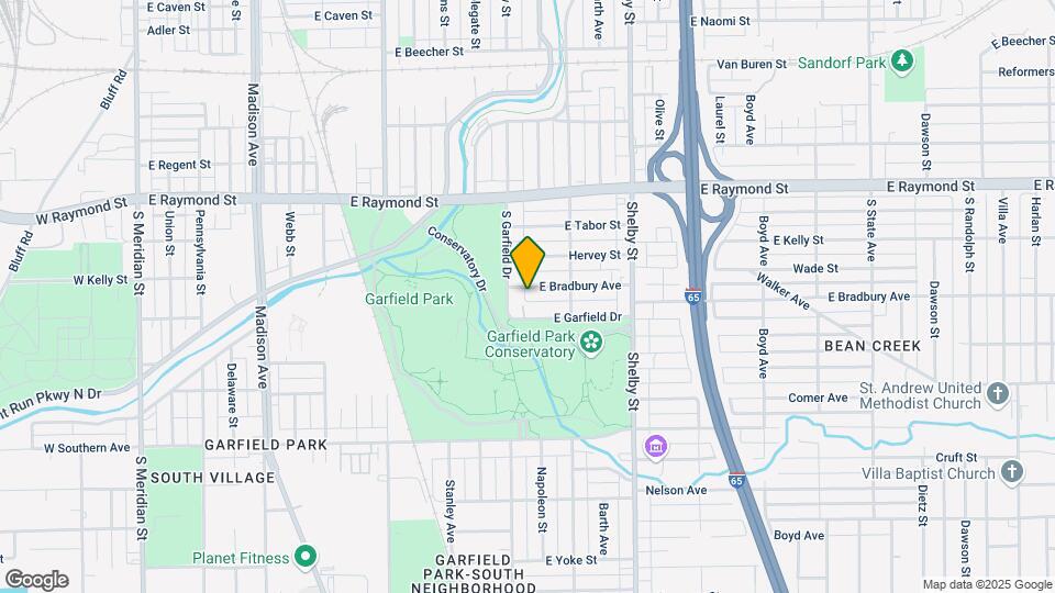 917 E Bradbury Ave Map and Location Details