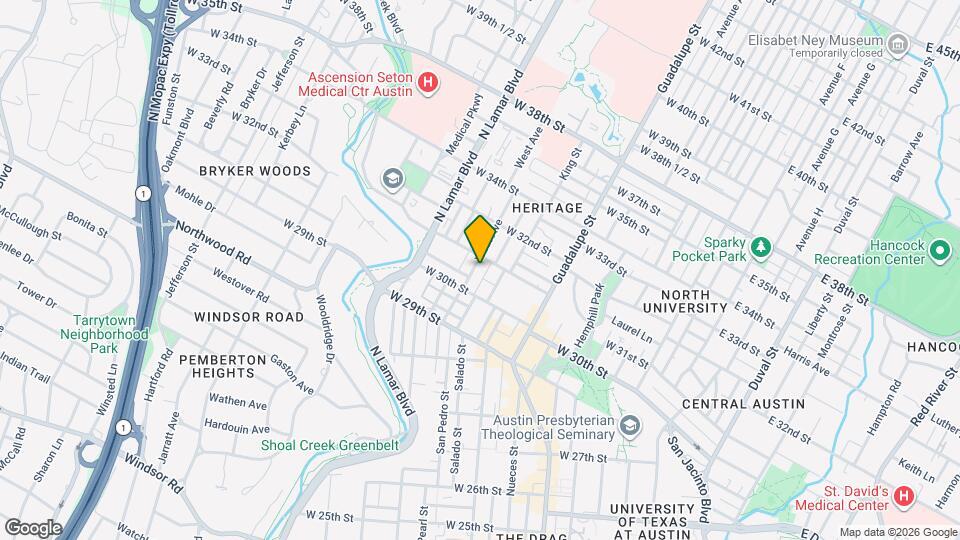 3013 West Ave Map and Location Details