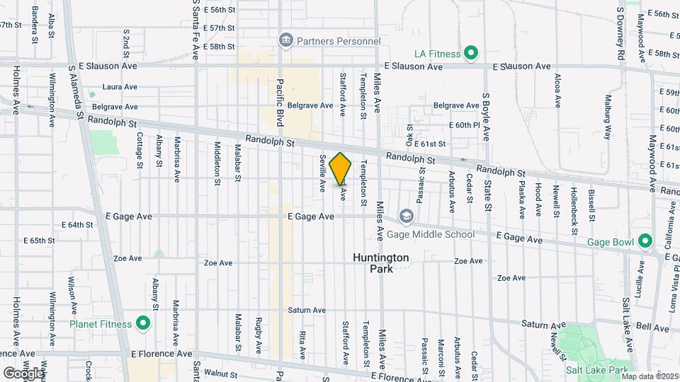 6321 Stafford Ave Map and Location Details