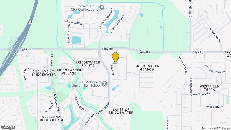 3903 Brook Garden Ln Map and Location Details