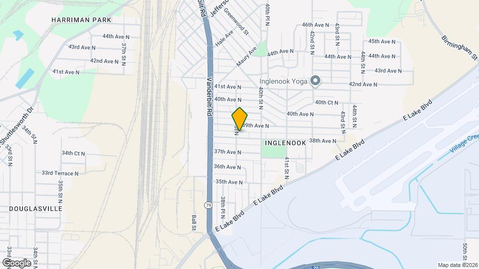 3900 38th Ave N Map and Location Details