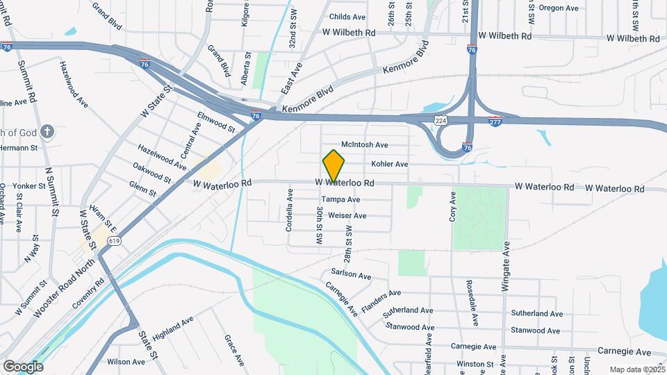 1330 W Waterloo Rd Map and Location Details
