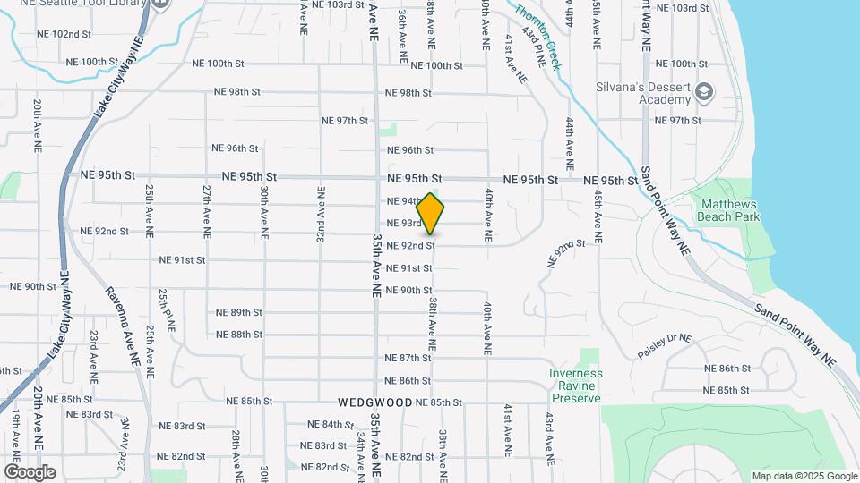 3554 NE 92nd St Map and Location Details