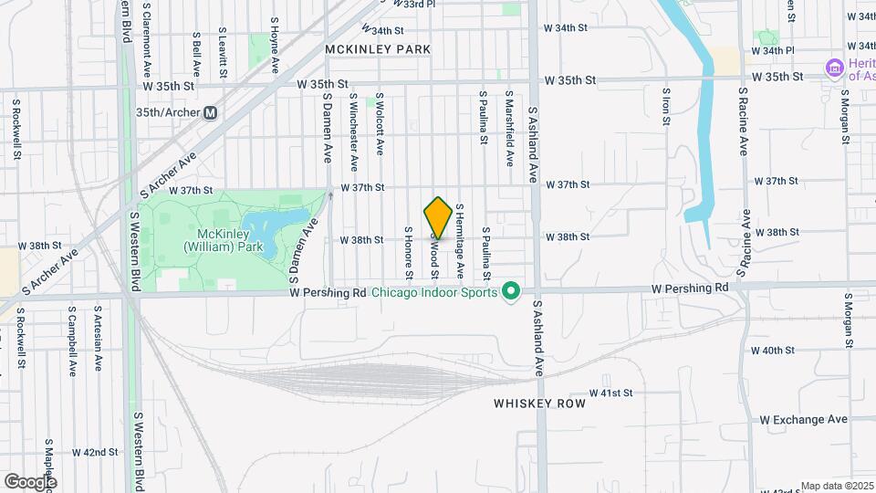 1757 W 38th St Map and Location Details