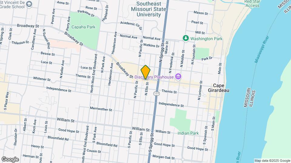 805 Broadway St Mapa y Detalles de la Ubicación