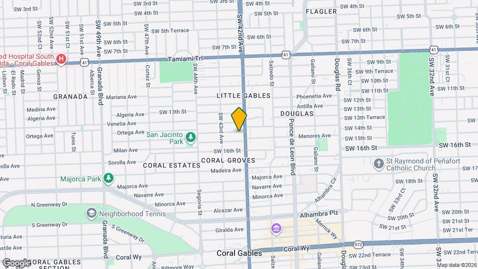 4220 SW 14th St Map and Location Details