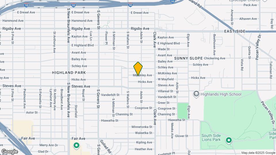 1934 McKinley Ave, Unit A Map and Location Details