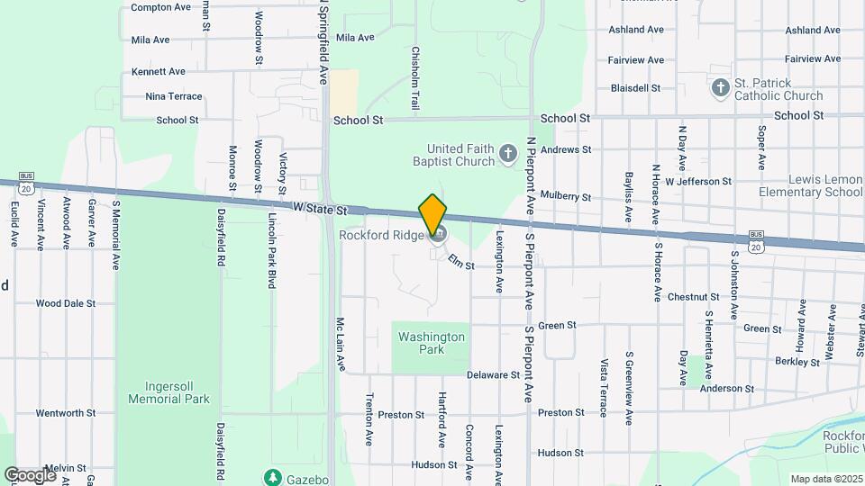 Rockford Ridge Mapa y Detalles de la Ubicación