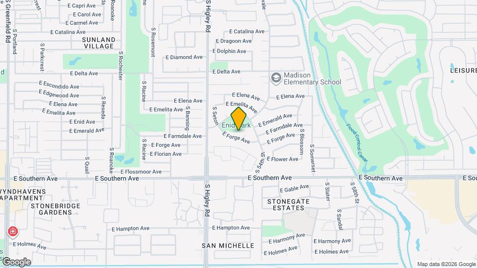 5316 E Forge Ave, Unit 80 Map and Location Details