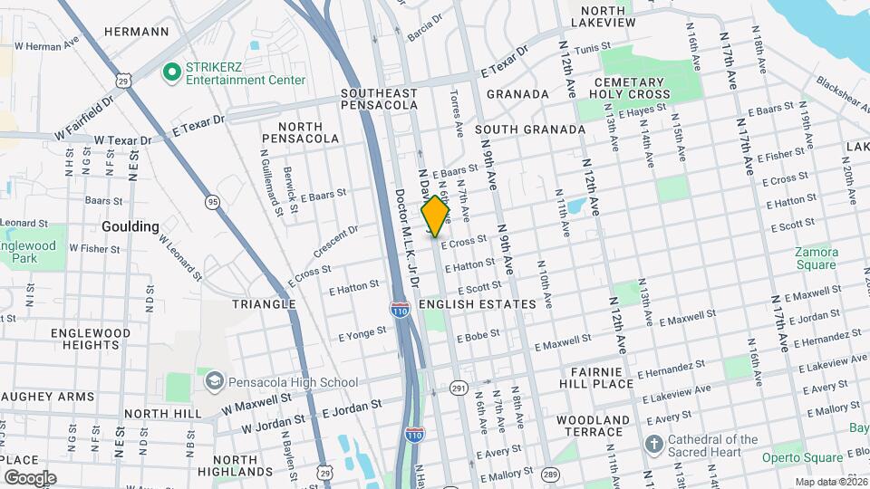 2709 N Davis Hwy Map and Location Details