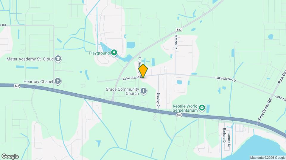5500 Lake Lizzie Dr Map and Location Details