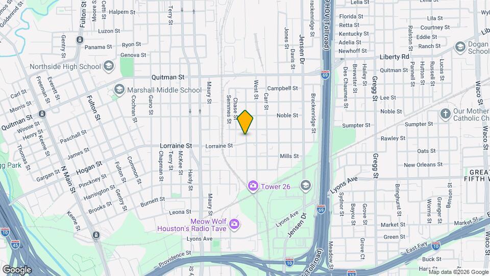 1903 Mary St Map and Location Details